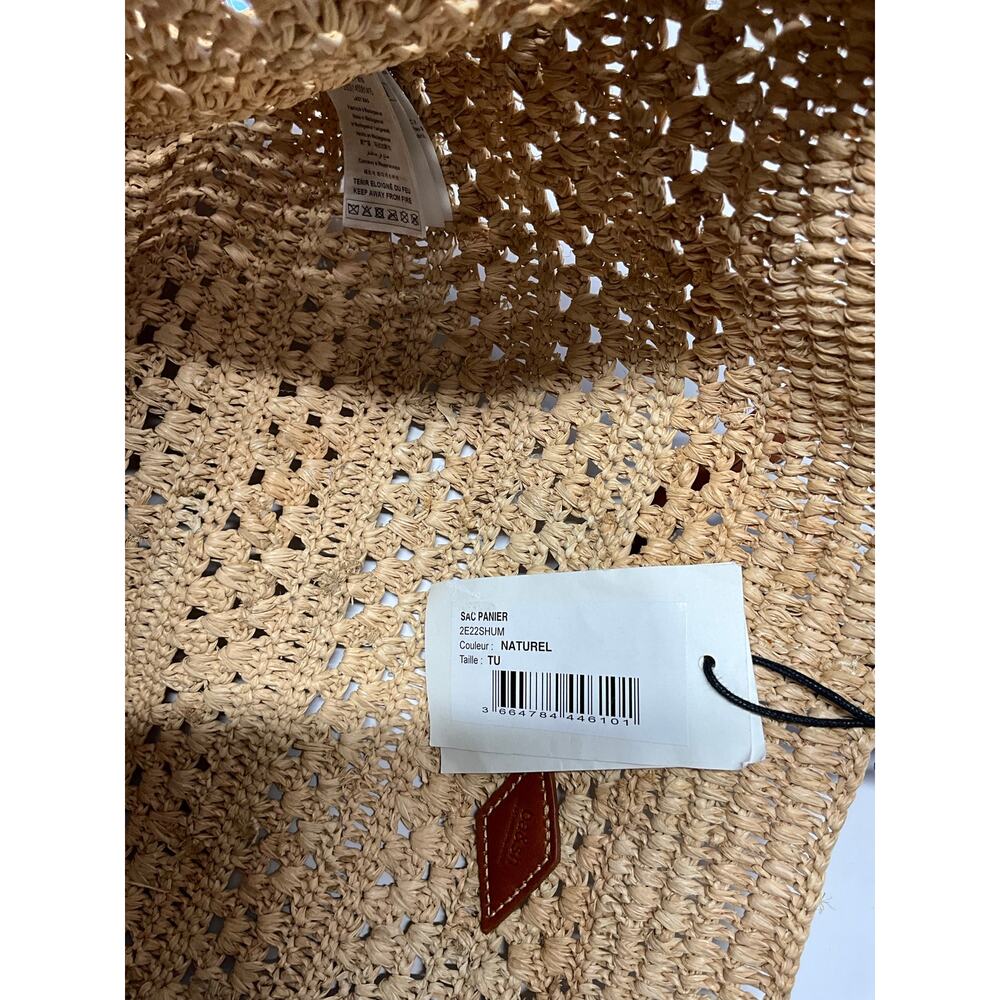 Ba&sh Raffia shopper Panier - Picture 5 of 9